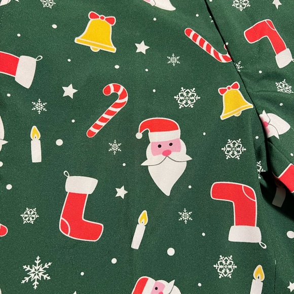 NEW OPPOSuit Men’s Santa and candy cane Ugly Holiday Pants. Sz 42z Green. - Picture 7 of 10